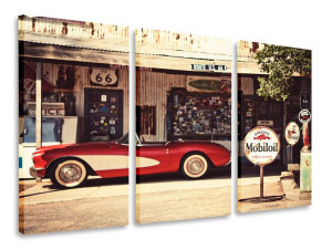 Obraz Tryptyk Route66 Tryptyki 120x80