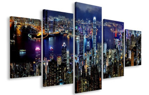 Obraz Gigant Hong Kong 150x100 Płótno