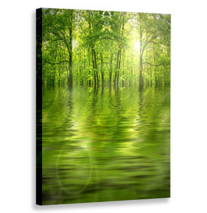 Obraz Pionowy Zielony Las 60x90 W Pionie