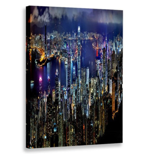 Obraz Pionowy Hong Kong 80x120 W Pionie