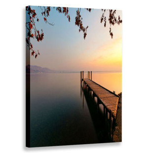 Obraz Pionowy Jezioro Molo 80x120 W Pionie
