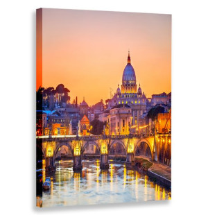 Obraz Pionowy Rzym Watykan 80x120 W Pionie