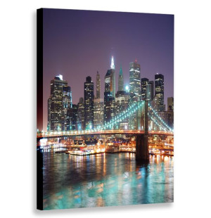 Obraz Pionowy Most Miasto Ny 80x120 W Pionie