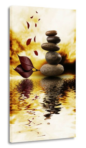 Obraz Spa Kamienie 40x80