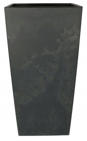 Doniczka Z Wkładem 290x290x545mm Struktura Betonu