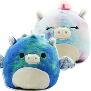Squishmallows Flip a Mallows Jednorożec Smok Pluszak 2w1 Dominic Aina 0353