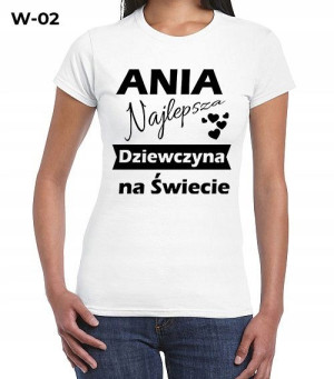 Koszulka T-shirt Z Imieniem Na Dzień Kobiet - M