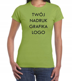 T-shirt Koszulka z WŁASNYM NADRUKIEM napisem - M