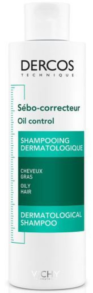 Vichy Dercos Technique Oil Control Szampon 200ml