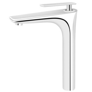 Bateria Umywalkowa Nablatowa Wysoka Chrom - Silla