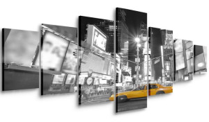 Obraz Do Salonu Ny Taxi Cab 210x100 Wielki