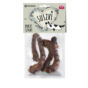 Paka zwierzaka- Suszki Szyjki Kurze 100g