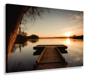 Obraz Pomost Zachód Słońca Obrazy Canvas 60x40