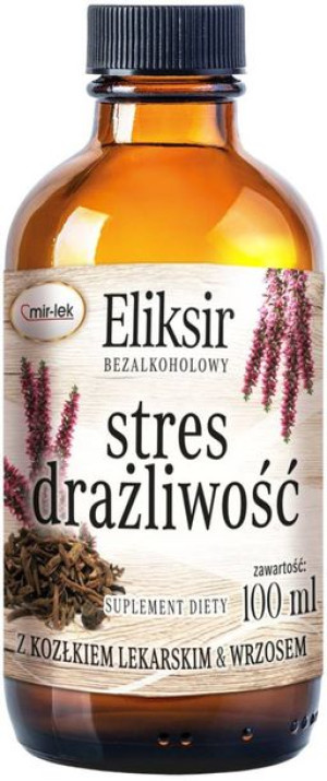 Eliksir stres drażliwość z kozłkiem lekarskim i wrzosem - suplement diety 1