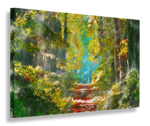 Obraz Las Pejzaż Obrazy Canvas 100x70