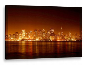 OBRAZ LED 100x70 - podświetlenie - SAN FRANCISCO