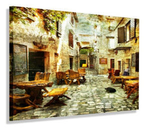 Obraz Uliczka Chorwacja Obrazy Canvas 100x70