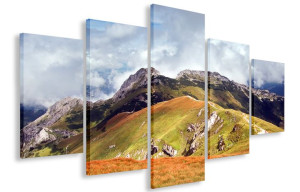 Obraz Obrazy Tatry Giewont 125x70 Płótno