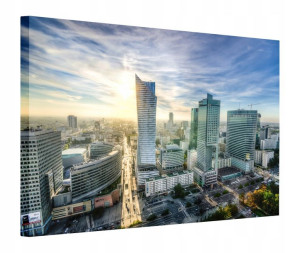 Obraz 130x90 Miasto Warszawa