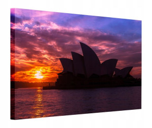 Obraz 130x90 Miasto Sidney Opera