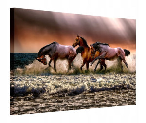 Obraz 130x90 Konie W Galopie