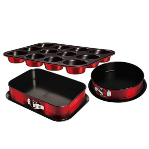 Zestaw 3 Form Do Pieczenia Berlinger Haus Burgundy Bh-7635