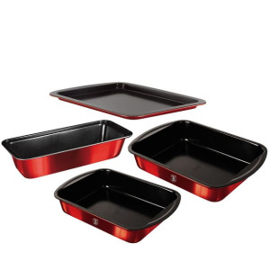 Zestaw 4 Form Do Pieczenia Berlinger Haus Burgundy Bh-7620