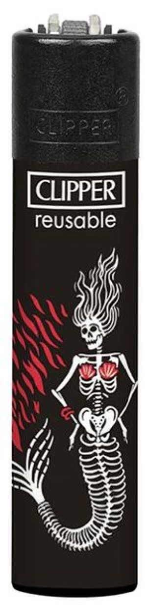 Zapalniczka Clipper wzór LIVING SKULLS