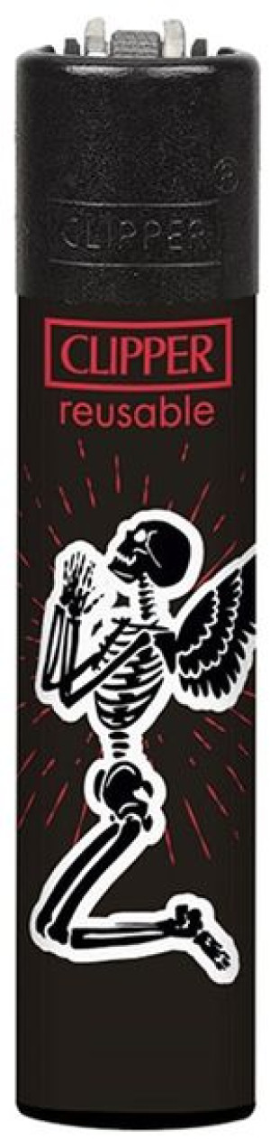 Zapalniczka Clipper wzór LIVING SKULLS