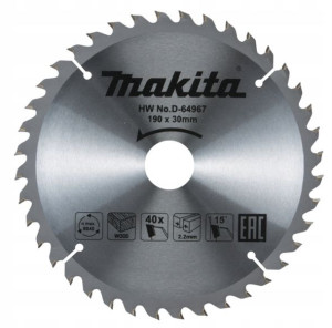 Tarcza do drewna 190x30mm 40Z Precyzyjna Makita