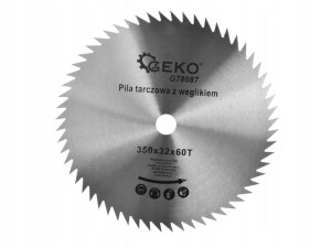 Tarcza do drewna 350 x 32 x 60T Geko