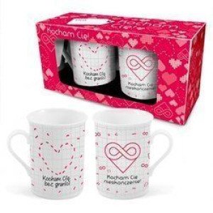 Kubek wysoki 290 ml Kocham Cię bez granic / Kocham Cię nieskończenie