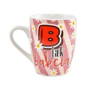 Kubek Baryłka 300 ml z napisem B jak Babcia!