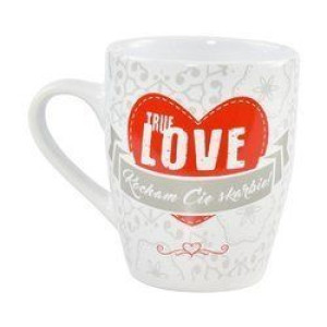 Kubek ceramicznybaryłka 300 ml - Kocham cię skarbie