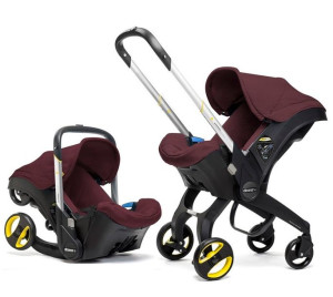 Doona, Doona+, Mobilny fotelik samochodowy, 0-13 kg, Burgund