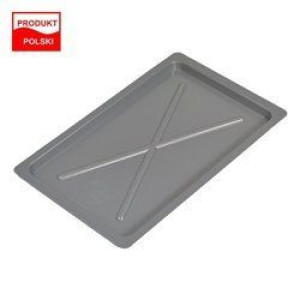 Rynienka tacka do suszarki 40 srebrna 35,5x23cm