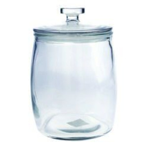 Duży słój z pokrywą szklaną pojemnik Belly 18.2x26.0cm 4.0l