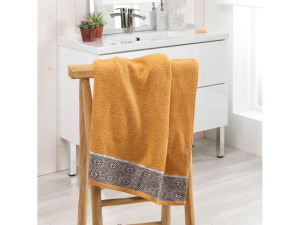 Ręcznik Jacquard - Musztardowy 70x130