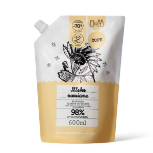YOPE Naturalny szampon do włosów Mleko owsiane uzupełnienie 600ml