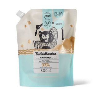 YOPE Naturalny żel pod prysznic Kadzidłowiec i rozmaryn uzupełnienie 800ml