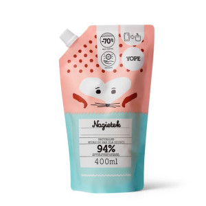 YOPE Naturalne mydło do rąk dla dzieci Nagietek uzupełnienie 400ml