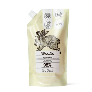 YOPE Naturalne mydło do rąk Wanilia i cynamon uzupełnienie 500ml