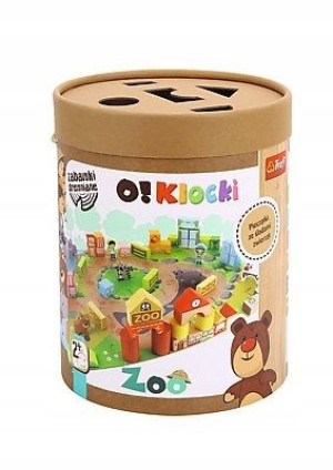 Klocki drewniane O!Blocks ZOO Trefl 61505