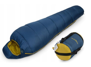 Śpiwór Adventuridge granatowy prawy 806487