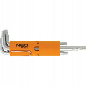 Klucze Torx długie T10-T50 zestaw 8 szt. Neo Tools