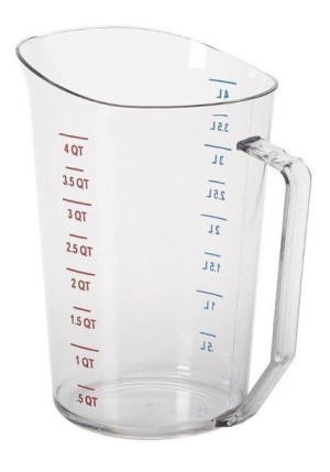Cambro miarka z uchwytem z poliwęglanu 4 l CAMWEAR