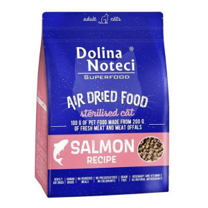 DOLINA NOTECI Superfood Danie z łososia- karma suszona dla kotów sterylizow