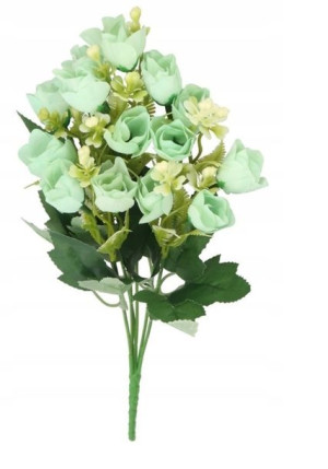 Róża Róże Bukiet Róż Sztuczne Kwiaty 35cm