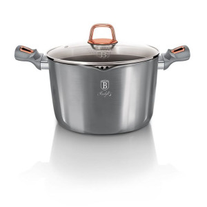 Garnek Do Makaronu 24Cm 6.0L Tytanowy Berlinger Haus Moonlight Bh-6015