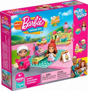 Barbie Klocki Mega Construx Cukiernia GRW32